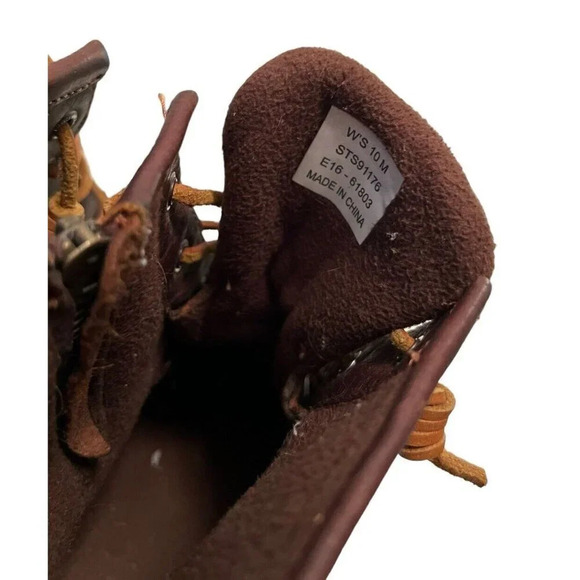 Sperry Saltwater Duck Boot Tan/Dark Brown Size 10 Water Resistance Women’s - Picture 4 of 10